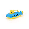Green Toys Submarine in Yellow & blue - BPA Free, Phthalate Free, Bath Toy with Spinning Rear Propeller. Safe Toys for Toddlers, Babies