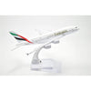 TANG DYNASTY(TM) 1:400 16cm Air Bus A380 Emirates Airlines Metal Airplane Model Plane Toy Plane Model
