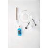 Elmer's Slime Starter Kit, Clear School Glue Clear + Blue Glitter, 4 Count