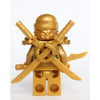 LEGO Ninjago - The GOLD Ninja with 3 Weapons