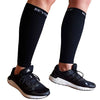 BeVisible Sports Calf Compression Sleeve (1 Pair, Black)
