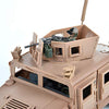 Sunny Days Entertainment Elite Force 1:18 Scale Military M1114 Up-Armored Humvee Vehicle with 14-Point Articulatoin Action Figure, Rotating Gun Turret and Machine Gun Play Set