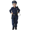 Dress Up America Deluxe Police Dress Up Costume Set - Includes Shirt, Pants, Hat, Belt, Whistle, Gun Holster and Walkie Talkie (Small)