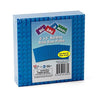 SCS Direct Brick Building Base Plates - 5 x 5 Blue Baseplates (10pcs) - Dual Side Connectivity, Tight Fit w All Brands