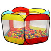Click N' Play Pack of 200 Phthalate Free BPA Free Crush Proof Plastic Ball, Pit Balls - 6 Bright Colors in Reusable and Durable Storage Mesh Bag with Zipper