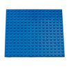 SCS Direct Brick Building Base Plates - 5 x 5 Blue Baseplates (10pcs) - Dual Side Connectivity, Tight Fit w All Brands