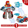 Playskool Heroes Transformers Rescue Bots Energize Heatwave the Fire-Bot Converting Toy Robot Action Figure, Toys for Kids Ages 3 and Up (Amazon Exclusive)