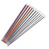 yueton 11 Different Size 10.5" Multicolour Aluminum Tunisian/afghan Crochet Hook Needles (Pack of 11, 2.0mm-8mm)