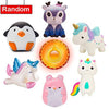 BeYumi Random 16 PCS Squishy Toys(Including 15 PCS Mini + 1 PC Free Big Squishy),Kawaii Soft Cream Scented Slow Rising Food and Animals for Children Toy