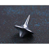 Rienar Accurate Spinning Top, Vintage Totem Zinc Alloy Silver Toy Gift