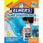 Elmer's Slime Starter Kit, Clear School Glue Clear + Blue Glitter, 4 Count