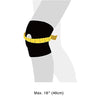 Bracoo Knee Support, Open-Patella Brace for Arthritis, Joint Pain Relief, Injury Recovery with Adjustable Strapping & Breathable Neoprene, KS10