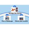 SmartGames IQ Fit - a fun 3D travel game for ages 7-adult featuring 120 challenges