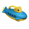 Green Toys Submarine in Yellow & blue - BPA Free, Phthalate Free, Bath Toy with Spinning Rear Propeller. Safe Toys for Toddlers, Babies
