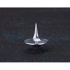 Rienar Accurate Spinning Top, Vintage Totem Zinc Alloy Silver Toy Gift