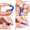 6MILES 200 Pcs 7.2*1.3 Cm EVA Dark Blue Foam Soft Refill Bullet Darts for Nerf N-strike Elite Series Blasters Kid Toy Gun Parts Play Game Slight Fast Firm Accessory Birthday Gift