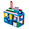SCS Direct Brick Building Base Plates - 5 x 5 Blue Baseplates (10pcs) - Dual Side Connectivity, Tight Fit w All Brands