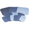SINGER 00079 Denim Iron-On Repair Kit, Assorted Sizes, Iron on Patches for Jeans