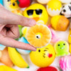 BeYumi Random 16 PCS Squishy Toys(Including 15 PCS Mini + 1 PC Free Big Squishy),Kawaii Soft Cream Scented Slow Rising Food and Animals for Children Toy
