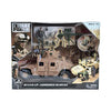 Sunny Days Entertainment Elite Force 1:18 Scale Military M1114 Up-Armored Humvee Vehicle with 14-Point Articulatoin Action Figure, Rotating Gun Turret and Machine Gun Play Set