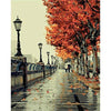 Colour Talk DIY Oil Painting Numbers Kit, Romantic Love Autumn