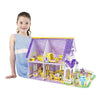 Melissa & Doug Pretty Purple Dollhouse 3-D Puzzle (16 x 10.75 x 10.75 inches, 100+ pcs)