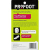 ProFoot Toe Pouches Wraparound Gel Cushion, Women's 6-10, 1 Pair, Fits All Shoe Types