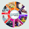 HEAROS Xtreme Protection Noise Cancelling Disposable Foam Earplugs NRR 32 Hearing Protection, 14 Pairs