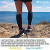 BeVisible Sports Calf Compression Sleeve (1 Pair, Black)